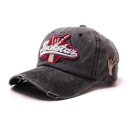 Sommer Sonnenhut Unisex,Lookhy Frauen MäNner Baumwolle Bestickte Blume Denim Cap Mode Baseball Cap Topee