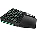 XFUNY Gaming Keypad One-Handed Keyboard 30 Keys Mechanical Feel Wide Hand Rest E-sports Dedicated 7 Color Backlight Keyboard for DOTA / OW / PUBG / Fortnite (30-Key)thumb 3