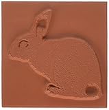 Deep Red Stamps Bunny Rabbit Rubber Stamp