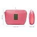 Travel Universal Organizer Bag / Electronics Accessories Case Packing Storage Bag, Multifunctional Shockproof Makeup Pouch, Gadget Bag, Data Cable Travel Case With Mesh (Size L, Red) - Happy Hours