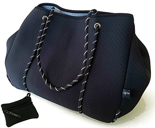 punch neoprene tote bag