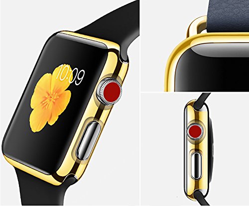Hayder iPhone Watch Case Series 3 Ultra Slim Electroplate Anti-Scratch Protective Cover with Screen Protector for iPhone Watch Case 38mm / 42mm Series 3 (38mm, Rose Gold) - Thumbnail 6