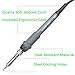 Sywon 60W ESD Soldering Iron Station Kit with ON-OFF Switch Temperature Adjustable, Large Soldering Stand Holder, 5 Extra Tips and 104 Inch Power Cord