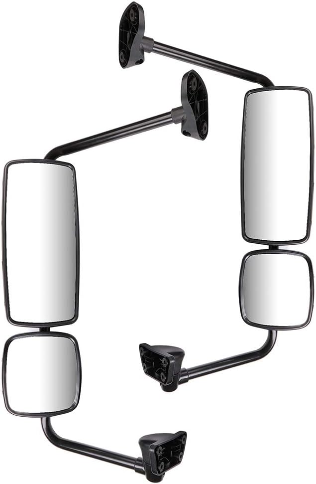 OCPTY Truck Side Hood Mirrors Left Driver Right Passenger
