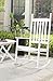 Sunjoy Safavieh Shasta White Wood Rocking Chair