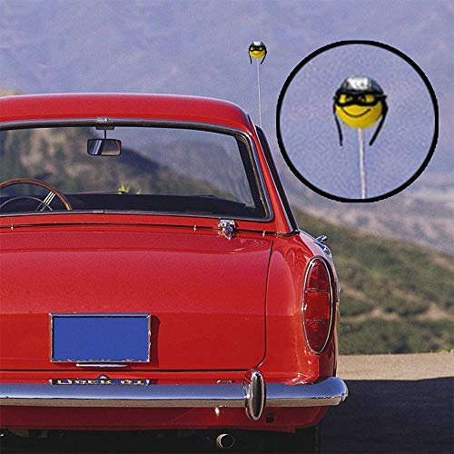 Car Antenna Hat Ball Styling Roof Ornament Yellow Little Cute Funny Cartoon Doll