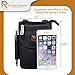 Ranboo Small Crossbody Purse Messenger Bag Belt Pouch Cell Phone Holster with Belt Clip Belt Loop Shoulder Strap Fit for iPhone 16 Plus 15 Pro Max 14 Pro Max Samsung Galaxy S25 Edge S24 Ultra (Black)