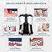Water Flosser, ELLESYE 600ml Oral Irrigator with 7 Multifunctional Jet Tips, 3 Min Timer, Dental Water Flosser for Braces Care & Teeth Cleaning, Quiet Design Family Dental Flosser for Adults & Kid Use