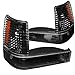 Spec-D Tuning Euro Black Bumper & Corner Lamps for 1993-1996 Jeep Grand Cherokee Left + Right Pair