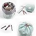 Charyeah Makeup Beauty Handy Bag Travel Cosmetic Case Brush Organizer Pouch Toiletry Kit Women Girls Storage Multifuncition Carry Bags Holder with Zipper