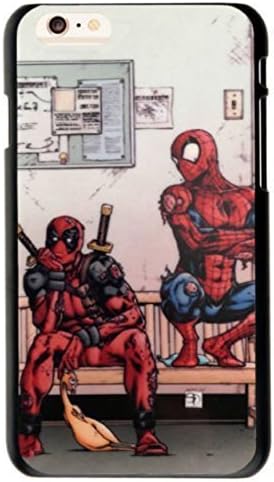Funny Deadpool &amp; Spiderman ~ Personalized Custom Beauty Diy Smooth Surface Durable Tpu Rubber Silicone Case Cover Skin Unique iphone 6 Case ~ (iPhone 6, 4.7