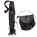 Ty.Hermenlisa 18″ Wrap Around Natural Wave Synthetic Ponytail Hair Extensions Wigs Beauty Accessory, 1 Piece, 63g, Chocolatethumb 2