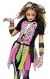 Neon Zombie Girl Kids Costume