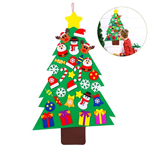 Unomor Felt Christmas Tree Set 31pcs Adornos Niños, Paraguay Ubuy