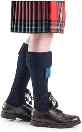 navy kilt socks