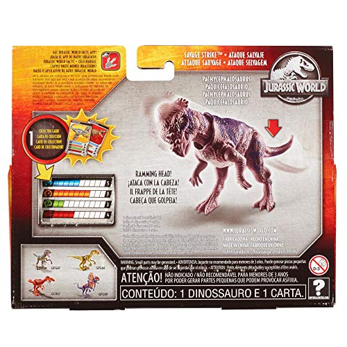 Mattel GFG64 Jurassic World Dino Rivals Dino-Angriff Pachycephalosaurus – Bild 7