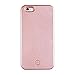 Kobra Selfie Lighting Case for iPhone 6 Plus - Light Up Flash Case - Great Selfies at Night-Cell Phone Case with LED - Protecting Cover Against Scratches & Bumps - Rose Gold