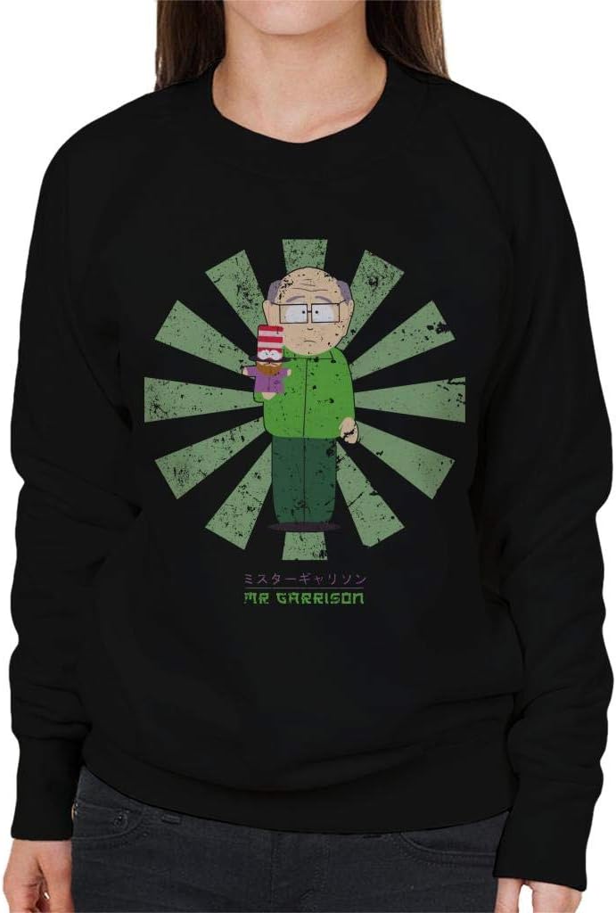 Cloud City 7 Mr Garrison Retro Japanese South Park Women's Sweatshirt