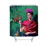 Frances Yeates Frida Kahlo Peinturebathroom Waterproof Shower Curtain 60X72 Inch