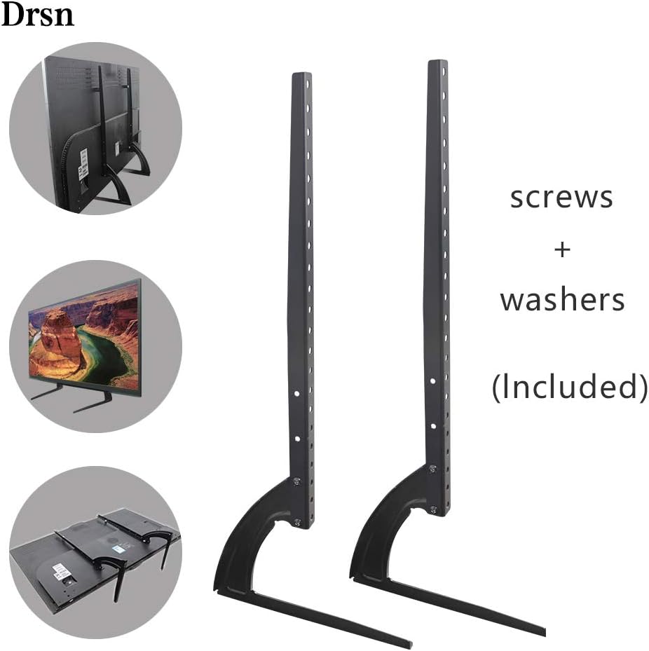 Drsn Universal TV Stand Base TV Bracket Mount for 37"70" LCD TV Table Top TV Stand Desktop TV