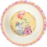 Baby Cie Celebrer Votre Journee 'Celebrate Your Day' Textured Suction Bowl, Multicolor