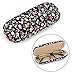 EZESO ESSENTIAL SKINCARE Glasses Case Hard Shell Eyeglass Case for Women Fabrics Floral Retro Spectacle Case Box Portable