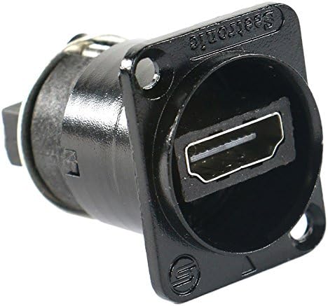 Elite Core Panel-Mount Connector | Seetronic Sahdmi-W-B Hdmi Pass Through