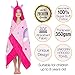Yayme! Personalized Pink Unicorn Beach Towel for Girls - Unicorns Bath Towel with Custom Name - Customized Towels for Kids Beach Towel - Perfect for Swimming and Summer Fun for Kids
