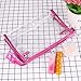 Sealike Waterproof Clear Transparent PVC Cosmetic Organizer Bag for Travel with Stylus (Hot Pink)