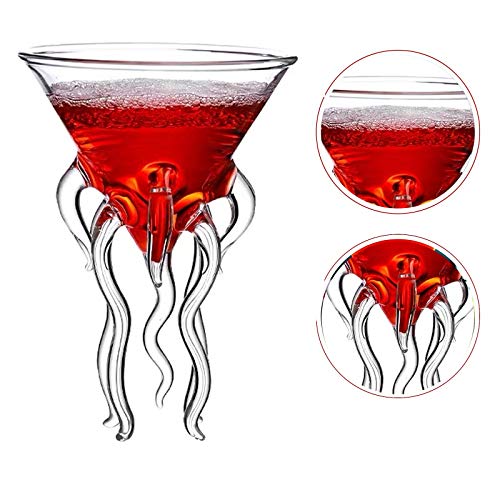 Octopus Shape Cocktail Glass - Image 3