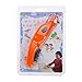 Battery Operated Electric Scissors Cutting Paper, Adhesive Tape,Cloth,Kid-Free Safe Scissors (Orange)