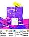 Quill Home 100 Plastic Shopping Bags 12x15, Pink and Purple Extra Thick Reusable Retail Shopping Plastic Bags with Die Cut Handles, Strong And Durable Tear-Resistant Glossy Bags Everyday Usage