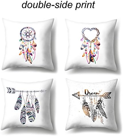 Trick &amp; Soft Decorative Pillow Cases Double Side Dream Catcher Printing Throw Pillow Covers