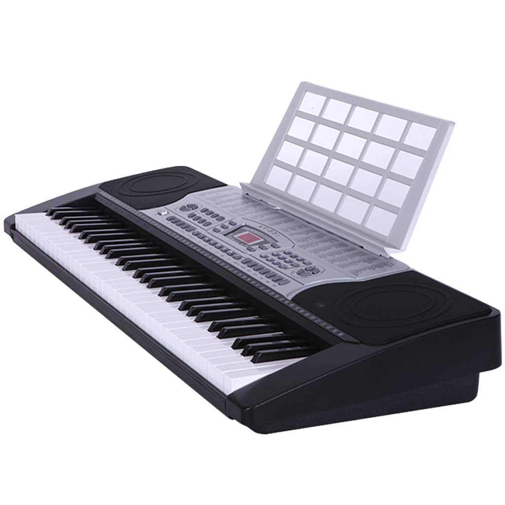 B07glp78yp Color 子供のエントリ初心者のキーボード61キー液晶モニター模倣ピアノキーブラック ベストチョイス 黒 ピアノキーボード お試し価格