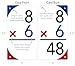 UpSparks Multiplication Flash Cards 0-12 (All Facts - 169 Color-Coded Cards) with Fun Games and Resources