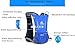 Hydration Pack Vest Backpack | LanLan Light Adjustable Hydration Pack Vest Mochilas - Reflective Stripe - For Unisex Women Men Marathon Race Running Climbing Ski Hiking Cycling Bike