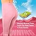 SUPSOO Sports Tights for Women,High Waist Yoga Pants Power Stretch Leggings for Yoga, Running and Kinds of Fitness(Pink)
