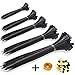 KASZOO Zip Ties 500 Pcs Nylon Cable Zip Ties with Self-Locking 4/6/8/10/12 Inch Black UV Resistant Heavy Duty