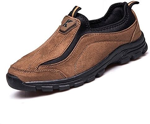 Kuayang Hiking Shose Men's Go Outdoor-Journey Walking Shoes (6.5B(M) US-245mm, Brown)