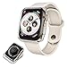 Monoy Case for Apple Watch Series 4/5 Screen Protector 40mm, [3-Pack] All Around Soft TPU Protective Cover Case for iWatch 4/5 40mm (Clear)