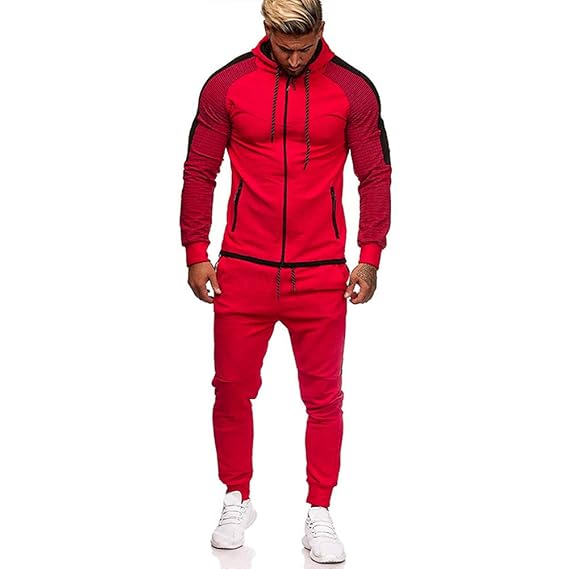 mens tracksuit with hoodie