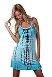 Ingear Tie Dye Racerback Dress (Small/Medium, Turquoise)