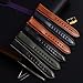 WOCCI Untextured Leather Watch Strap with Gold Buckle, 18mm 20mm 22mm Watch Band Bracelet for Men Women