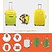 Bigcardesigns Cool Travel Luggage Protective Covers for 22
