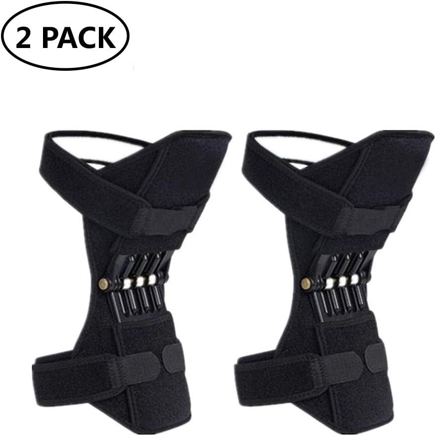 Knee Boost, Joint Support Knee Pads, Knee Patella Strap, Power Lifts Spring Force,Knee Protection Powerful Support Powerlifts Joint, Old Cold Leg Knee Band Mountaineering Deep Care