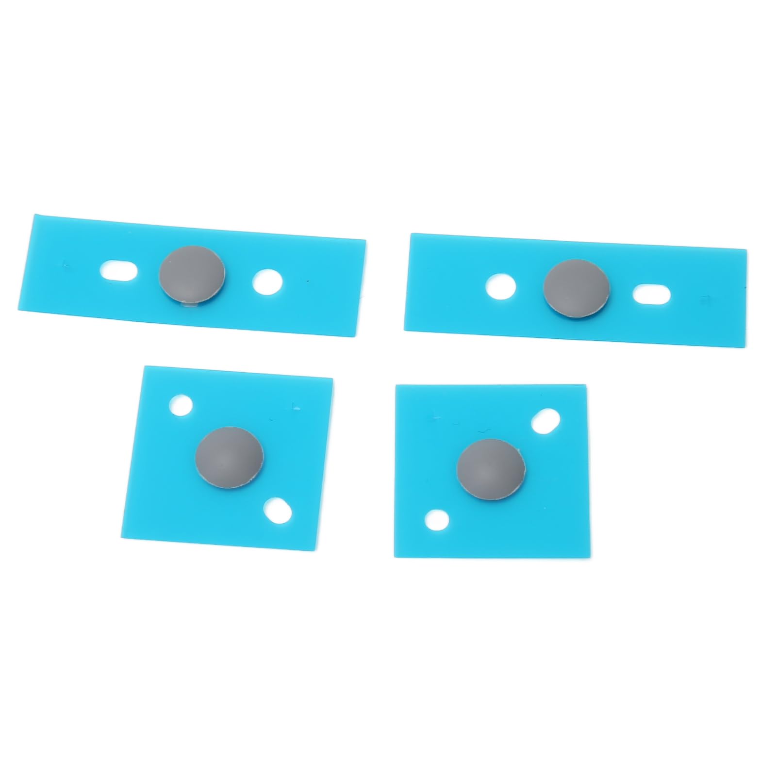 GOWENIC Laptop Foot Pads for Microsoft Surface Laptop 3 4 5, Laptop Bottom Case Feet Replacement Kit Anti Slip Foot Pads, Anti Slip Round Dot Accurate Size (Sliver)