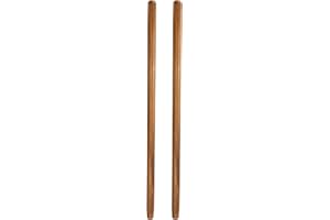 HARFINGTON 2pcs Shovel Handle Replacement 35.43" x 1.38" Wooden Handle Shovels Garden Tool Accessories for D Grip Digging Rak