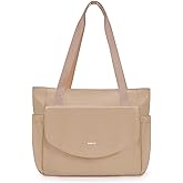 ECOHUB Tote Bag for Women Work Tote Bag with Laptop Compartments Lightweight Shoulder Bag Handbag for Travel College Teacher