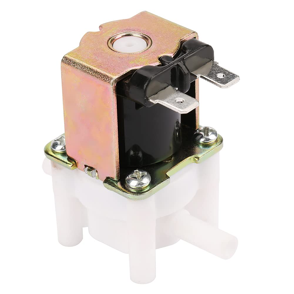 12V Solenoid Valve N/C Quick Insert Inlet Normally Closed Electric Solenoid Valve for Water Dispenser Washing Machine