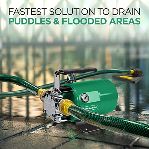 SumpMarine Water Transfer Pump, 115V 330 Gallon Per Hour Portable